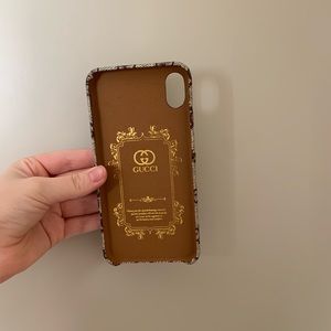gucci iPhone XS Max case